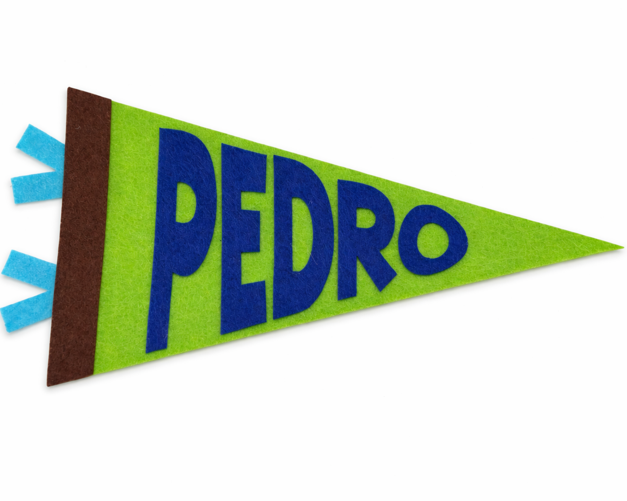 Banderín verde y azul